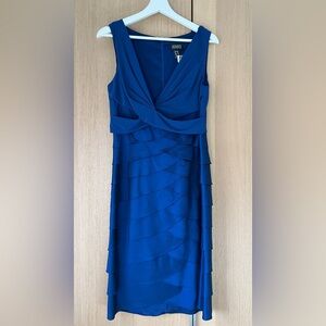 Adrianna Papell cocktail dress, royal blue, size 10